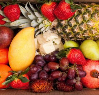 Коробка с фруктами - Любимой купить