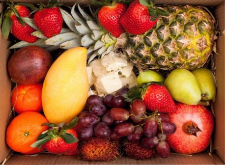Коробка с фруктами - Любимой - фото 1