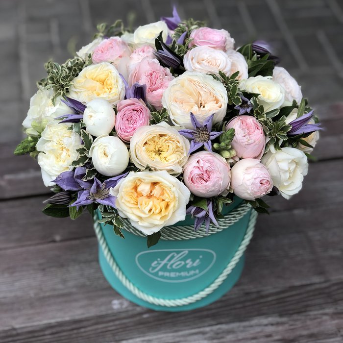 Букет Корнелия с пионовидными розами - фото 2