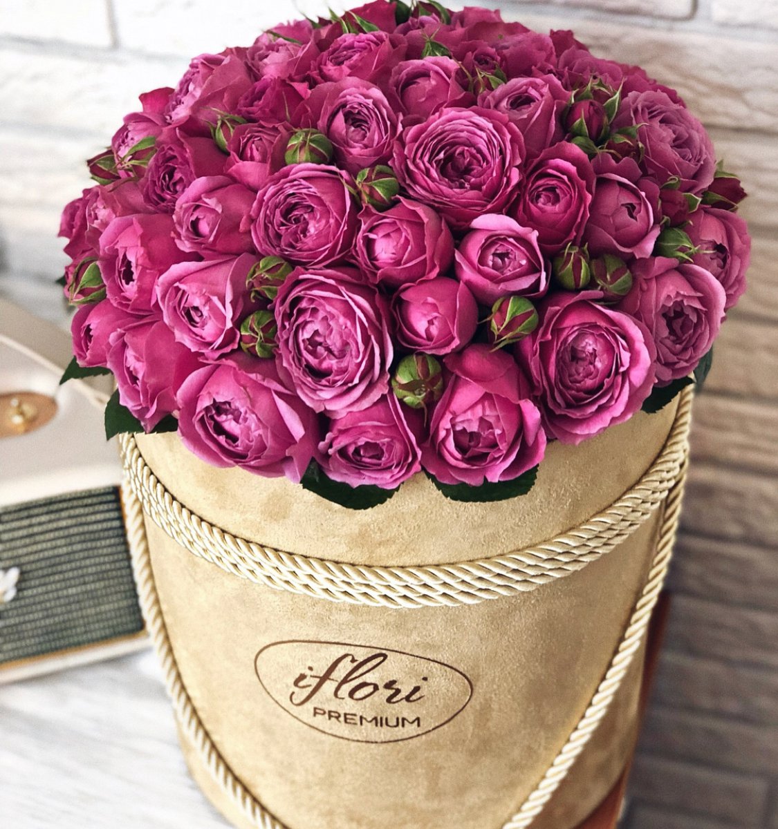 Шикарный букет роз в день рождения