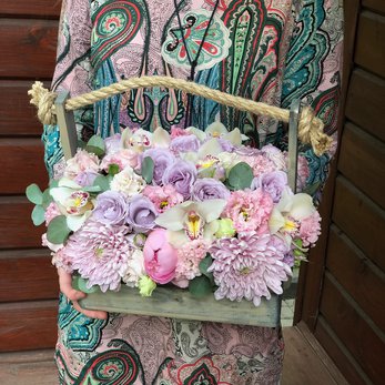 Ящик с цветами Алевтина - фото 1