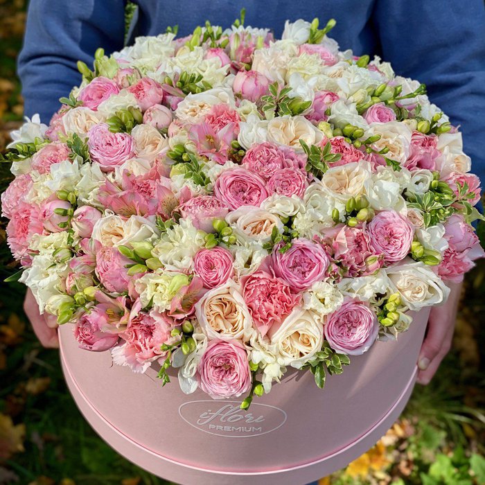 Букет с пионовидными розами Бремуза - фото 2
