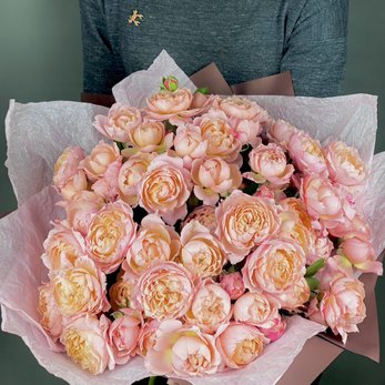Букет Нелли с пионовидными розами - фото 1